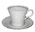 SET FILXHANE 6 COPE TEA CUP/SAUCER II PLATIN/CODE SET06.002.16PL
