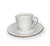 FILXHANE 6 COPE COFFEE CUP/SAUCER JASMINE GOLD   / CODE SET29.001.17GL