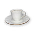 FILXHANE 6 COPE COFFEE CUP/SAUCER JASMINE GOLD   / CODE SET29.001.17GL