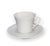 SET FILXHAN 6 COPE TEA CUP/SAUCER KAMELIA WHITE/CODE SET41.000.16