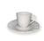 SET FIXHANE 6 COPE COFFEE CUPSAUCER JASMINE WHITE/CODE SET29.000.17