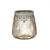 MBAJTESE QIRIRI GLASS/METAL CANDLE HOLDER ANT.WHITE/AMBER D13X14 / CODE 3-70-912-0098