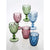 SET GOTA 6 COPE WATER GLASS FOOT 32CL KARE BLUE/CODE 52.701.53