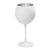 SET GOTA VERE 6 COPE WINE GLASS WHITE SILVER  655CC/CODE RAB320K6