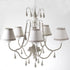 ABAZHUR TAVANI METALIK 5 LIGHTS IN BEIGE COLOR 65X56/110CM/CODE 3-10-876-0042