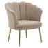 POLTRON VELVET ARMCHAIR BEIGE 78X70X81/44 / CODE 3-50-777-0004