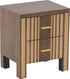KOMODINE WOODEN BEDSIDE W/MIRROR NATURAL 40Χ30Χ47CM/CODE 3-50-280-0009